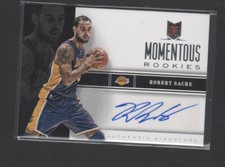 ROBERT SACRE 2012-13 PANINI MOMENTUM MOMENTOUS ROOKIES AUTO CARD #82