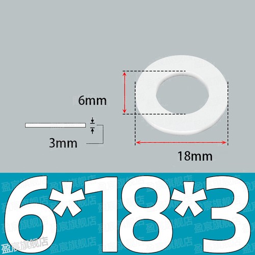 PTFE-Flachdichtungen,M3-M66,1-3 mm dick –langlebig & zuverlässig für Kunststoffe - Picture 24 of 110