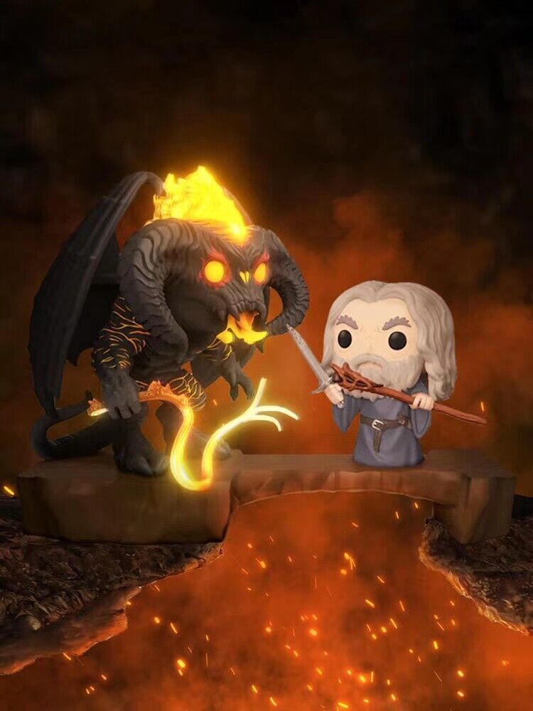 Funko Pop! Momentos: Lord of The Ring - Gandalf vs Balrog (Special Edition) #1275 Figura de