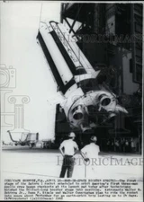 1968 Press Photo Saturn 1 Rocket Expected To Launch for Earth Orbit Expedition