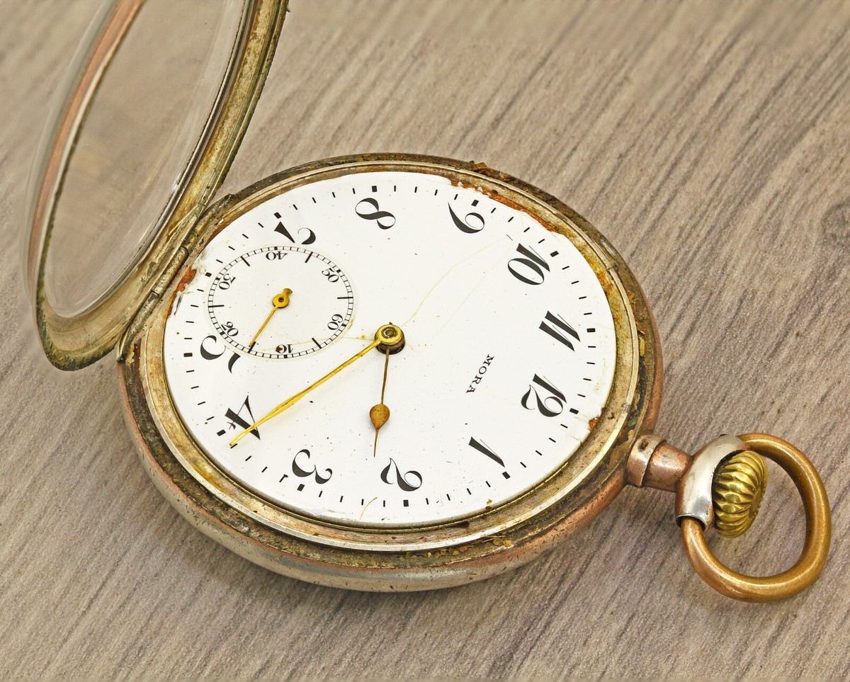Mora Grand Prix Paris 1900 from Louis Brandt antique pocket watch