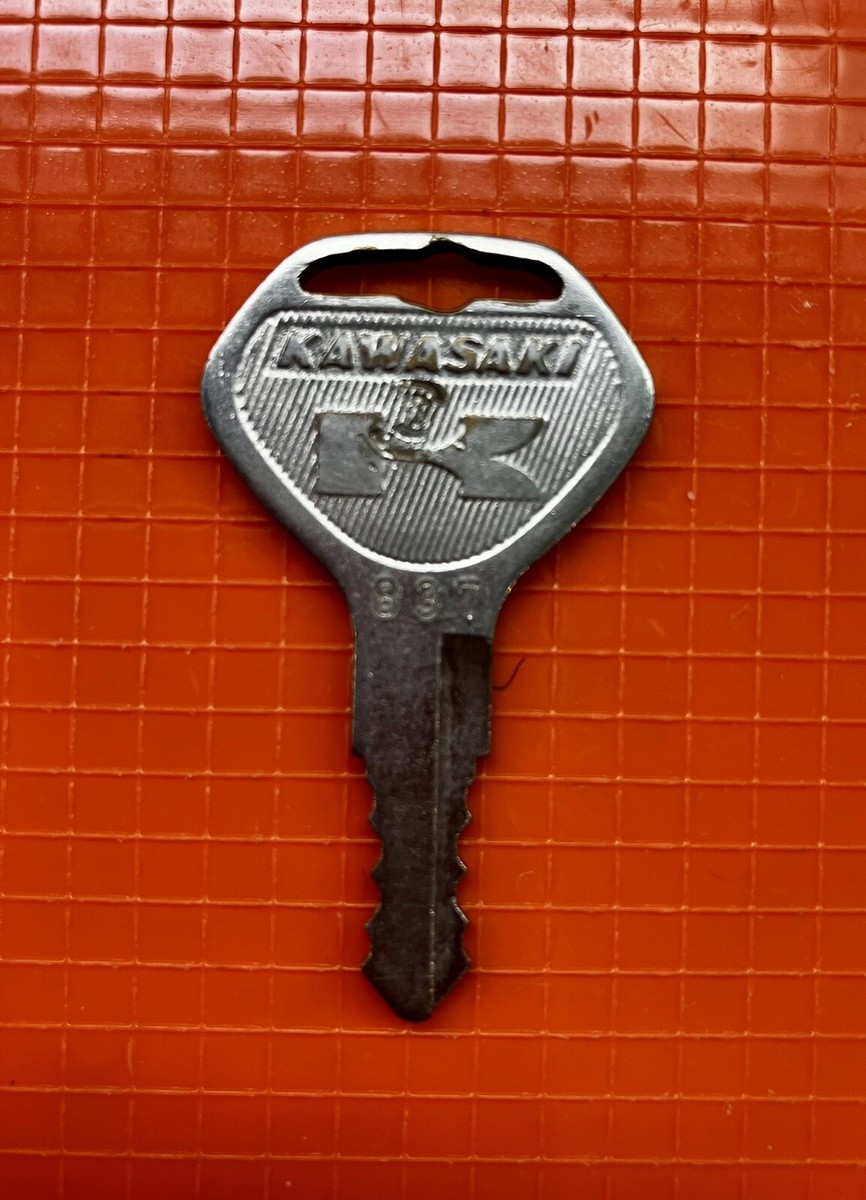 Genuine Single Kawasaki Pre Cut Key 1977-1978 KZ650 KZ750 #837 | eBay