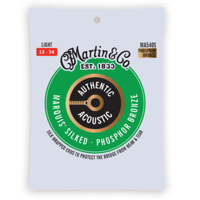 Martin MA540S 12-54 Light Marquis seidene Akustikgitarrensaiten 1-3 Packungen