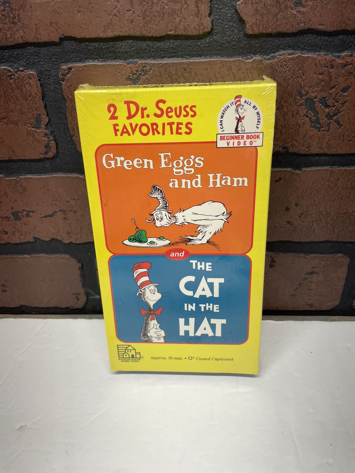 Dr Seuss Vhs Lot Of The Cat In The Hat Green Eggs And Ham Beginner