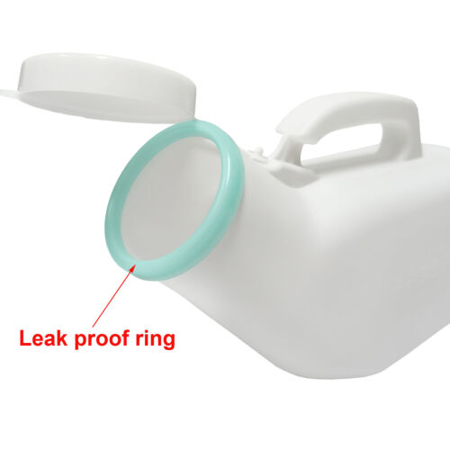 Male Urinal Portable Incontinence Bottle for Men Travel Pee lid Wee Aid - Picture 4 of 11