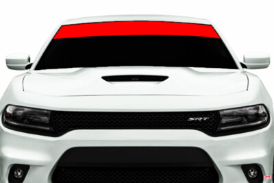 Solid Windshield Banner Decal Fits Dodge Charger sxt gt Scatpack Hellcat