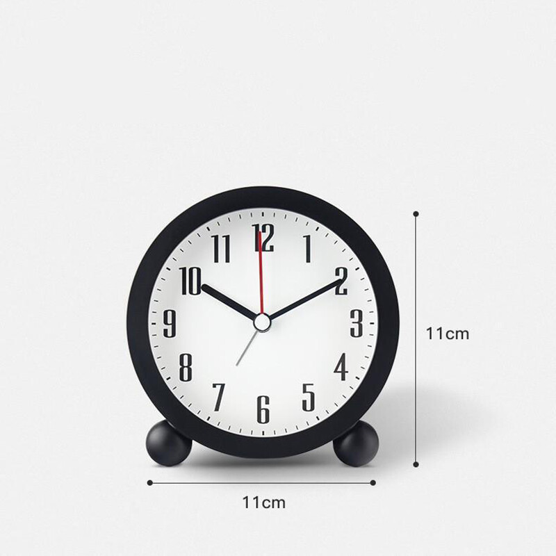 Alarm Clocks Bedside Silent Non Ticking Table Clock With Large Display