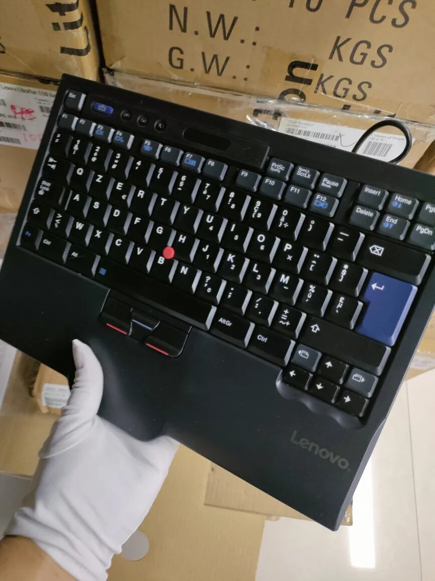 Belgium Layout SK-8845 USB Lenovo Thinkpad External Keyboard Red