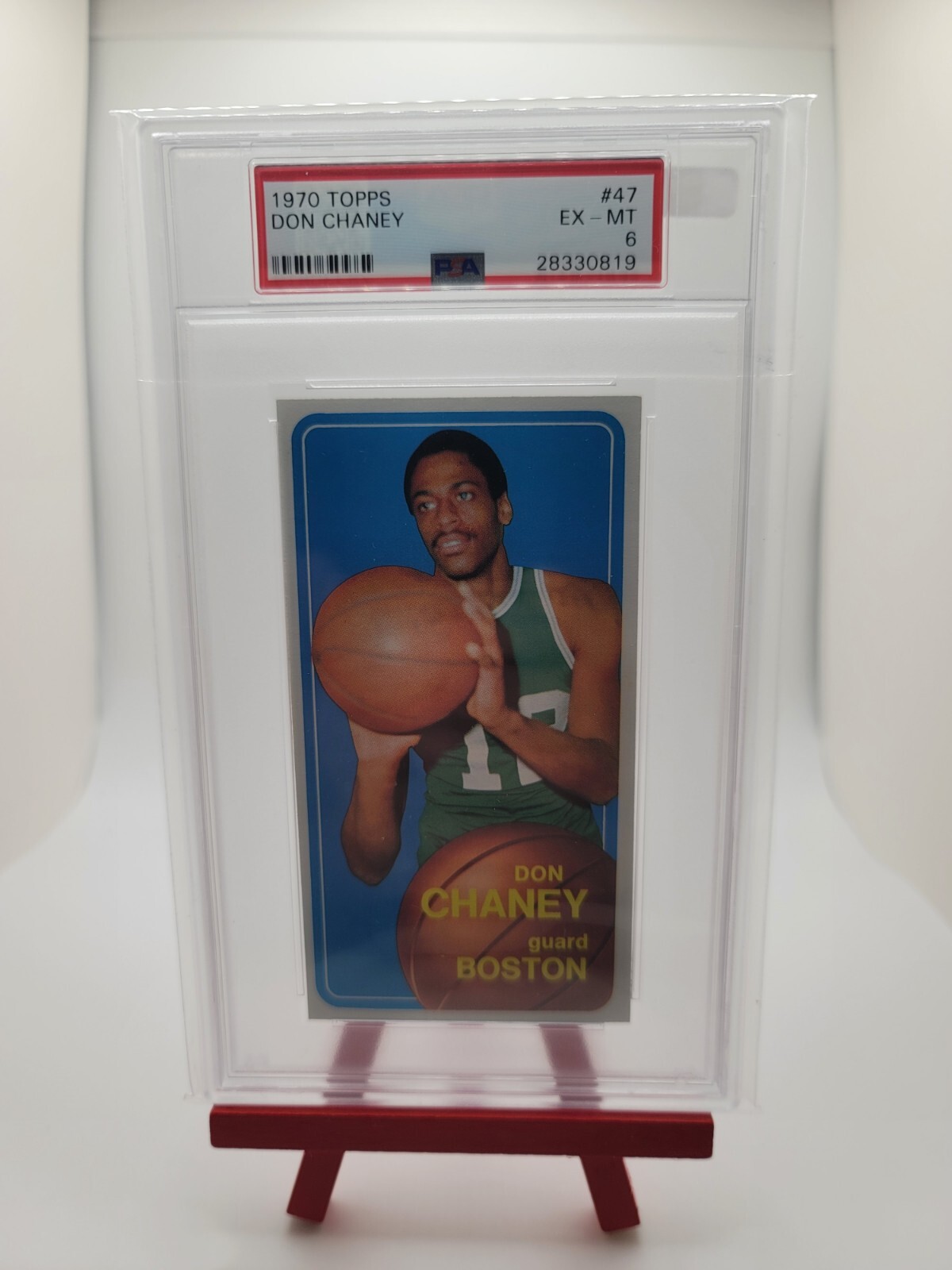 1970 Topps Basketball Don Chaney Rookie Card #47 PSA 6