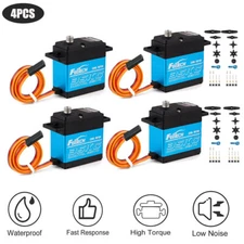 4x 35KG Full Metal Gear Digital Servo HIGH TORQUE & SPEED RC Car Boot Servo USA