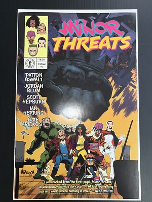 MINOR THREATS #1 NM Dark Horse Patton Oswalt NETFLIX SERIES COMING PROSHIPPER
