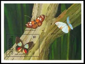GRENADA GRENADINES 1991 #1287B MNH S/S Butterflies/"Papilio childrenae"