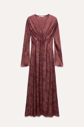 Neu mit Etikett _ Zara Woman FW24 BESTICKTES JACQUARDKLEID ZW COLLECTION 7521/270 _ XS, S, M, L - Bild 11 von 12