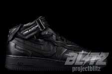 Size 6.5 - Nike Air Force 1 Mid x Comme des Garcons Triple Black 2020 for  sale online | eBay