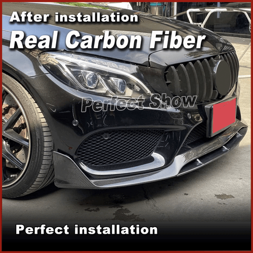 Alerón delantero de carbono para Mercedes C205 A205 C63 AMG Coupe 15-18 - Imagen 6 de 13