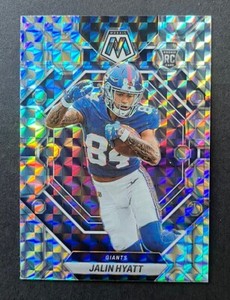 2023 Panini Mosaic - Jalin Hyatt Silver Mosaic Prizm RC #329 New York Giants NY