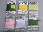 Bucilla Ribbon Embroidery Lot of (5) 100% Silk and (1) Organza-Open Packs-Unused