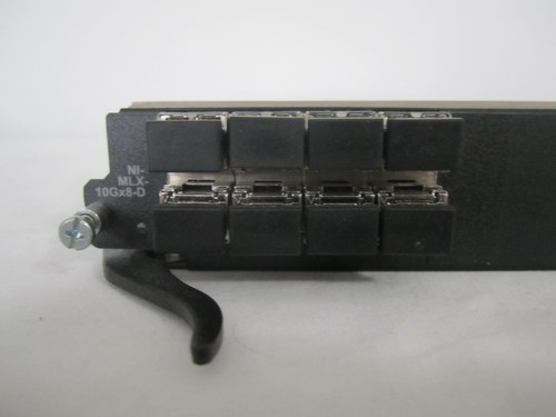 1pc Brocade NI-MLX-10Gx8-D Module & 8pcs Genuine 57-000075-01 10G SFP+ - Picture 5 of 6