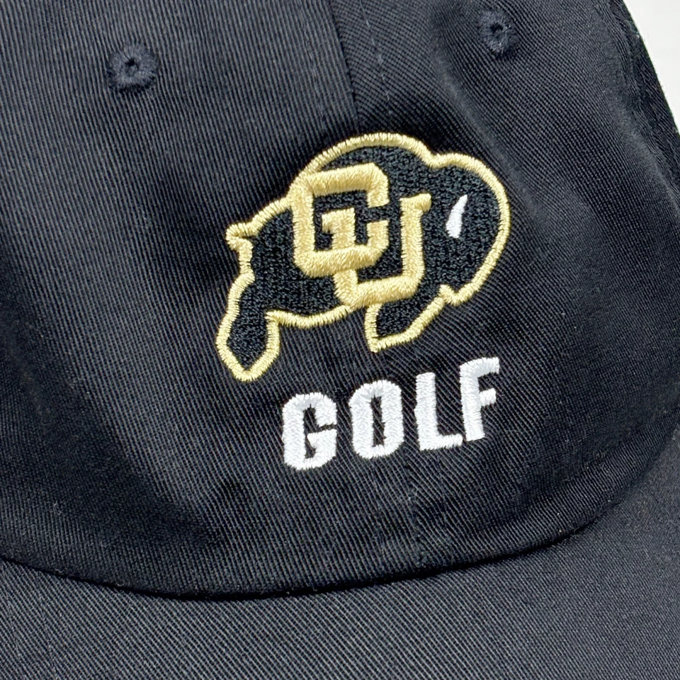 University of Colorado Boulder CU Buffaloes Golf Embroidered Strapback Cap Hat - Image 2 of 4