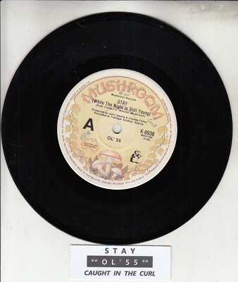 OL' 55 Stay (While The Night Is Still Young) 7'' 45 record + juke box title strip