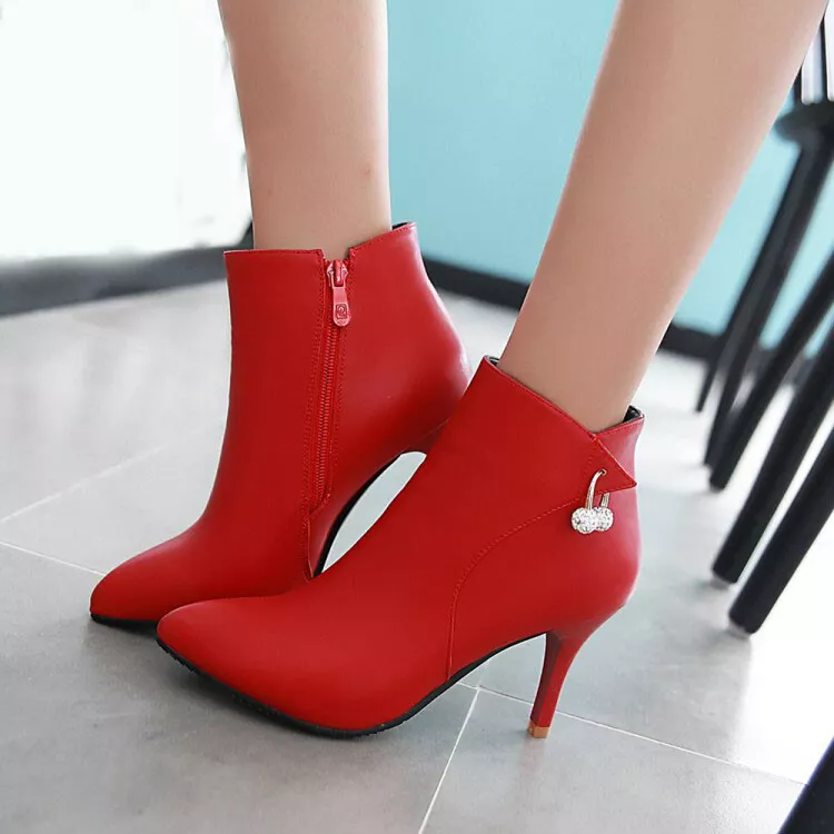 Pencil heel boots online