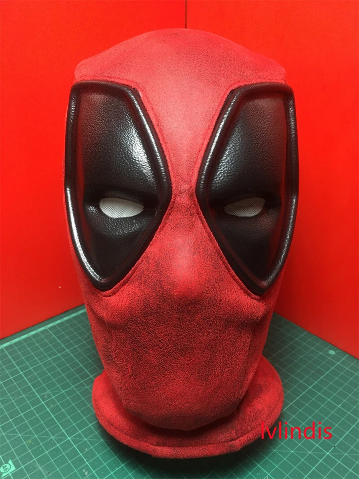 Deadpool Wade Winston Wilson Cosplay Full Face Mask Hats helmet Halloween Prop - Image 3 of 4