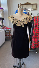 Vintage Scott McClintock Velvet Dress Size 12