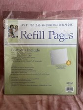 C R Gibson Markings 8  x 8  Top Load Scrapbook Refill Pages Kit NEW Sealed