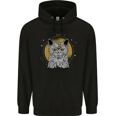 A Lunar Cat Moon Herren 80 % Baumwolle Hoodie