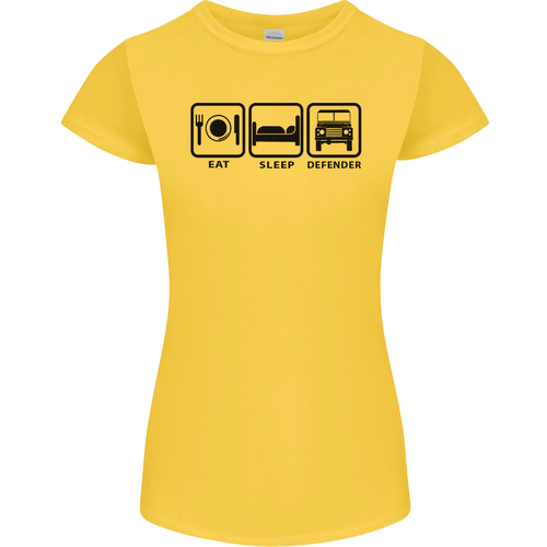 Eat Sleep 4X4 Off Road Roading Car Womens Petite Cut T-Shirt - Picture 61 of 61