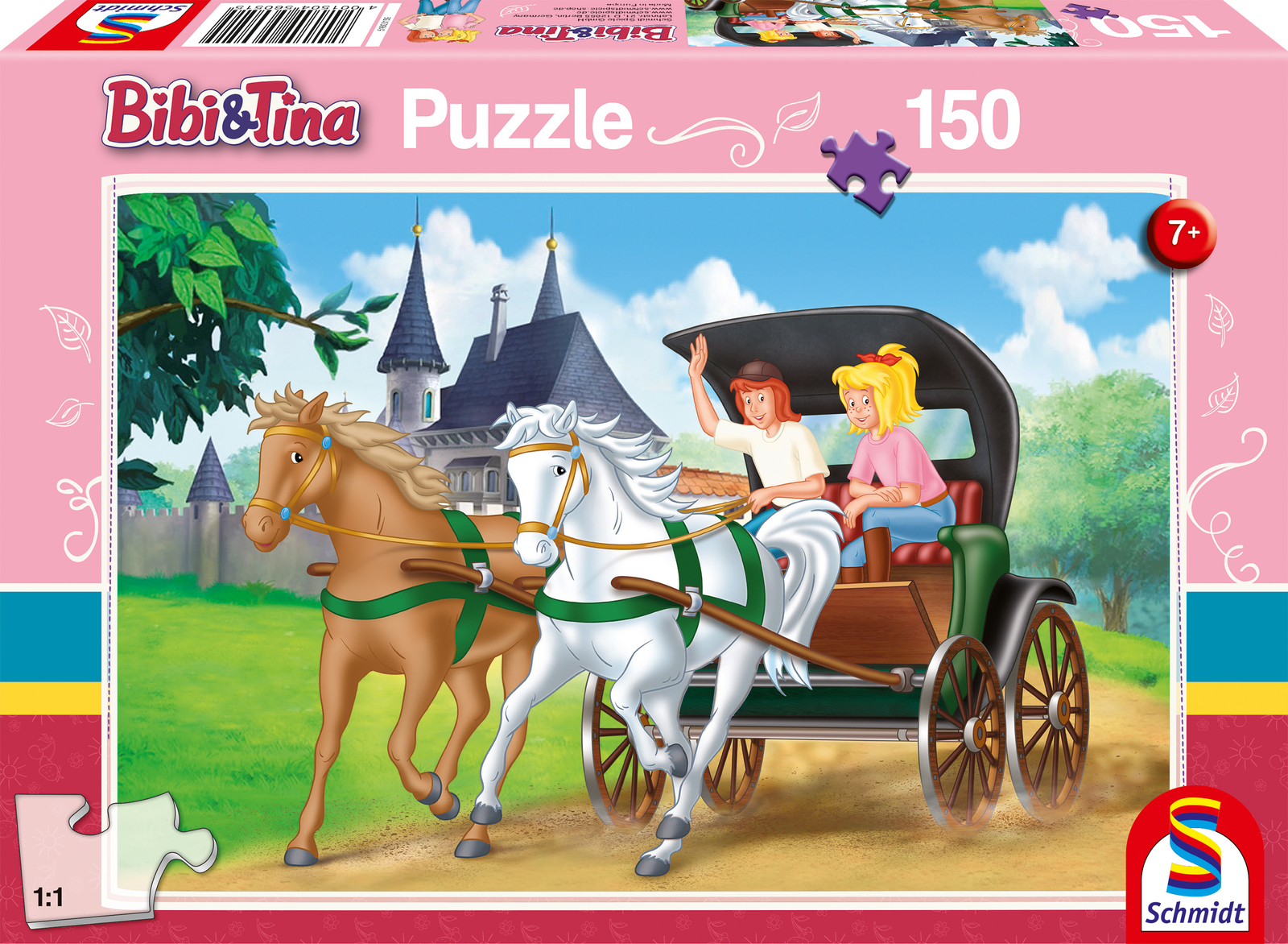 Thumbnail - Kutschfahrt, 150 Teile / Kinderpuzzle Bibi & Tina