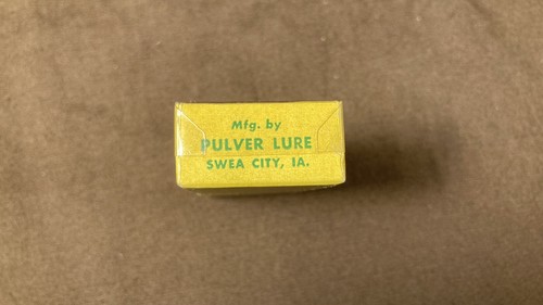 Vintage Pulver Riser Fishing Lure 400 Series EL-93 B Scale With Original Box IA - Picture 11 of 11