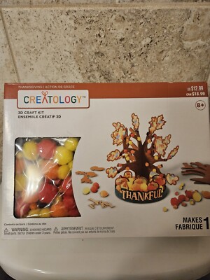 Thanksgiving Creatology ~ DIY 3D Craft Kit ~ Thankful Tree ~ Age 8+ ~