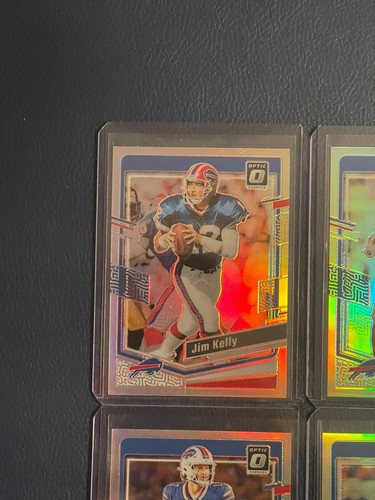 2023 Donruss Optic Silver Prizm Josh Allen Kelly Smith Thurman Bills HOF - Picture 2 of 6