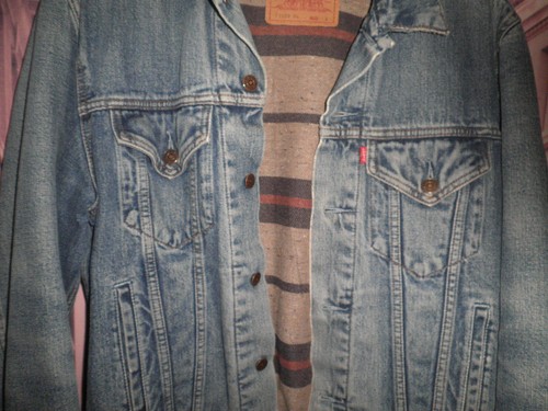 CAZADORA VAQUERA VINTAGE LEVIS STRAUSS HIPSTER TRUCKER COWBOY JEANS DENIM T. XL - Imagen 5 de 6