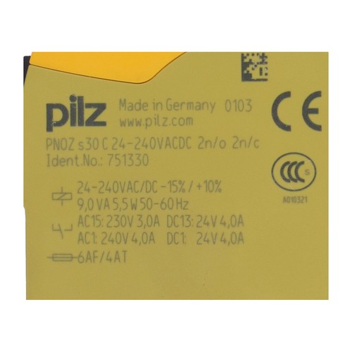 Pilz 751330 Safety Relay Module Used UMP - Picture 2 of 6
