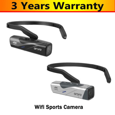 Ordro EP8 4K Gimbal 20MP Head Mounted Camera Wifi Sports Vlog Video Camcorder