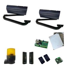 Kit automazione cancello a 2 ante braccio articolato FAAC Genius TRIGON 433rc