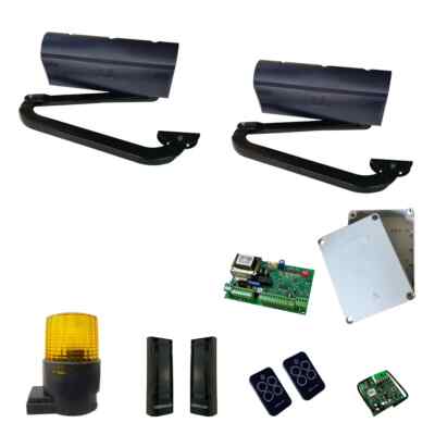 Satz Automatisierung Tor A 2 Ante Arm Gelenk faac genius Trigon 433rc