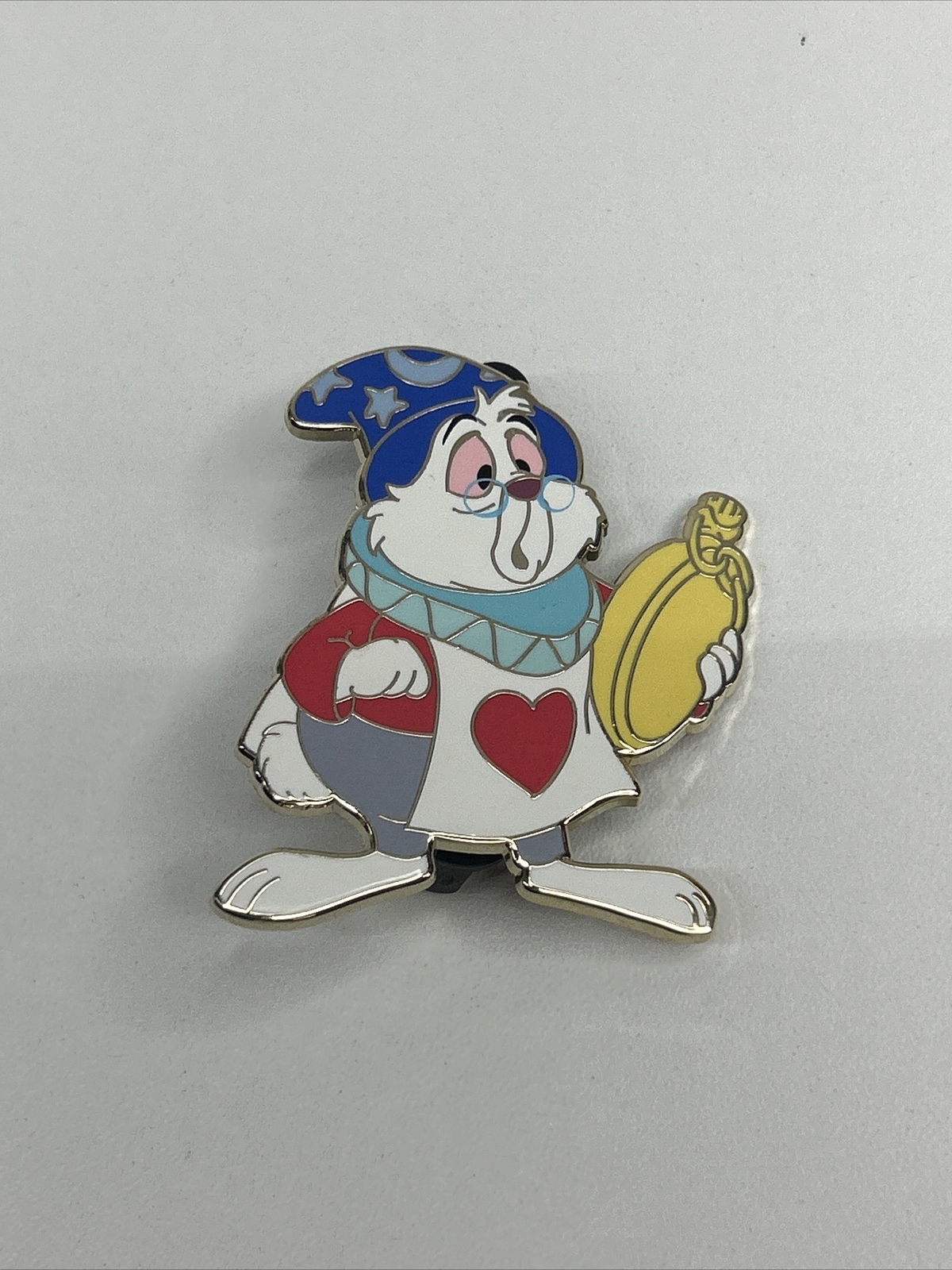 Walt Disney Imagineering WDI Alice in Wonderland  White Rabbit Sorcerer Hat Pin