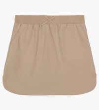 NWT Nautica Girls School Uniform Tan, Beige, Khaki Scooter Skirt Shorts Size 7