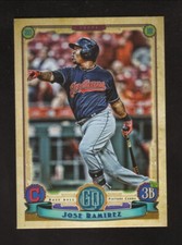 2019 Jose Ramierz Cleveland Indians Topps Gypsy Queen Baseball Card