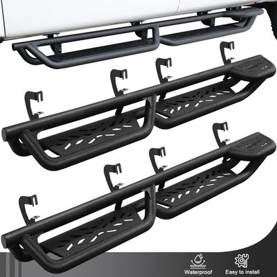 Drop Side Steps Nerf Bar 2007-2018 Silverado/Sierra 1500 Crew Cab Running Boards