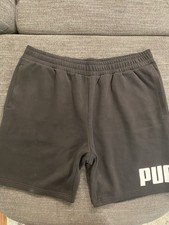 PUMA Men s Black Fleece Athletic Shorts XXL D...