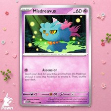 Misdreavus 85/217 Eroi Ascesi Pokemon TCG Card Psichica Singola Trading Card