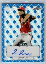 2022 Leaf Metal Perfect Game PG Auto #/25 Justin Lee