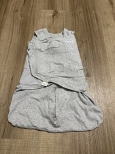 Halo Cotton Sleep Sack Swaddle Light Gray Size Newborn 6-12 Lbs