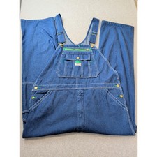 Liberty Bib Overalls Mens Blue Carpenter Denim 40x30 Workwear Farm Ranch NEW