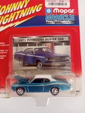 Johnny Lightning 1971 Plymouth Duster 340 White Lightning Mopar Muscle