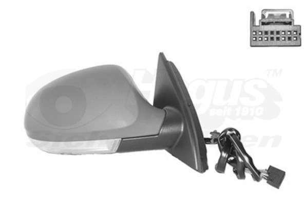 AußEnspiegel Hagus VAN Wezel 5839808 FüR VW Passat 3C2 3C5 Komplettspiegel B6-image